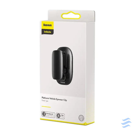 Baseus Platinum Vehicle eyewear clip Black Storage