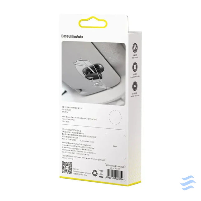 Baseus Platinum Vehicle eyewear clip Black Storage