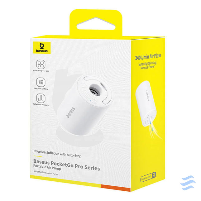 Baseus PocketGo Portable Pump (white) Camping