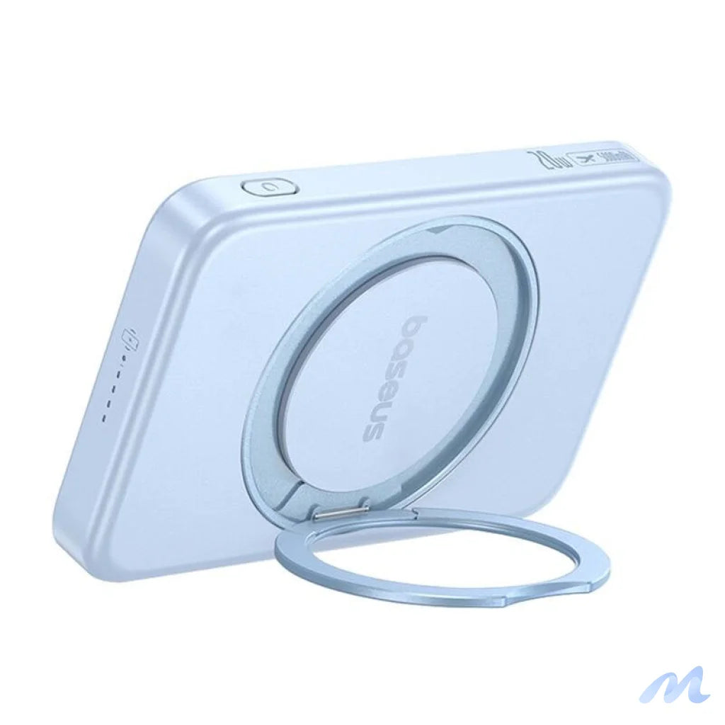 Baseus powerbank with stand PicoGo Qi2 5000mAh 20W (blue)