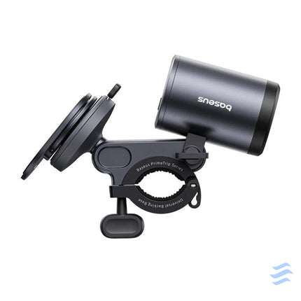 Baseus PrimeTrip 2 in 1 bike mount phone holder + flashlight (black) Mounts