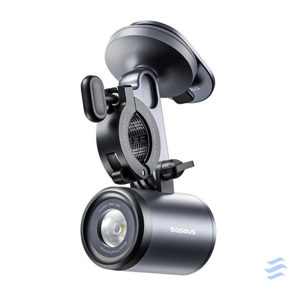 Baseus PrimeTrip 2 in 1 bike mount phone holder + flashlight (black) Mounts