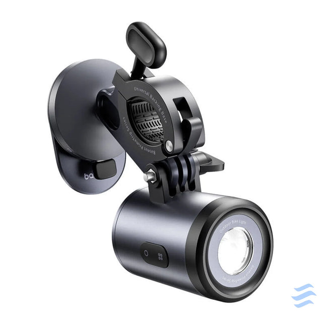 Baseus PrimeTrip 2 in 1 bike mount phone holder + flashlight (black) Mounts