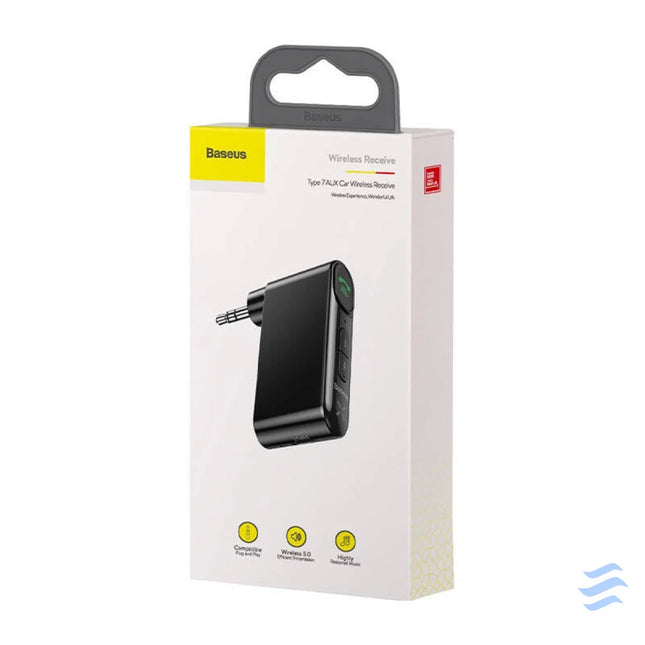 Baseus Qiyin AUX Car Bluetooth Receiver Black Bluetooth adapters