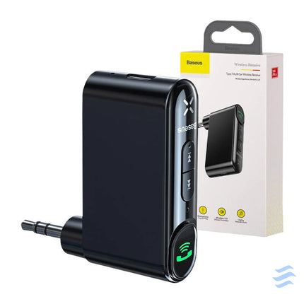 Baseus Qiyin AUX Car Bluetooth Receiver Black Bluetooth adapters