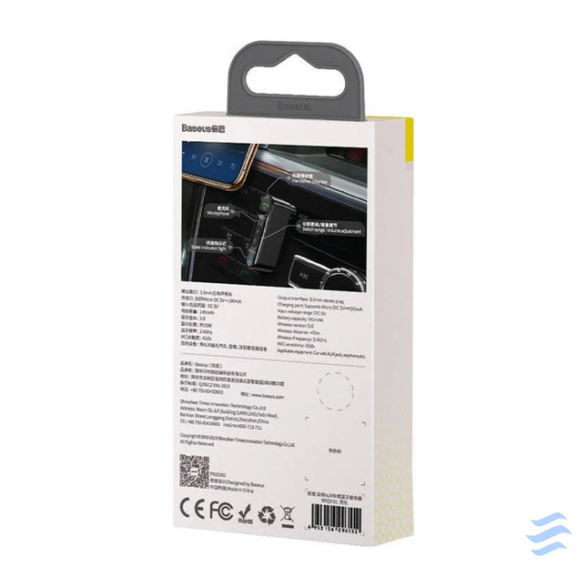 Baseus Qiyin AUX Car Bluetooth Receiver Black Bluetooth adapters