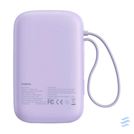 Baseus QPow 2 10000mAh 30W 2xUSB C powerbank (purple) Powerbanks