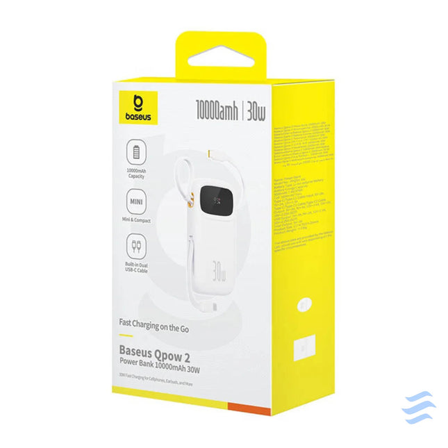Baseus QPow 2 10000mAh 30W powerbank (white) Powerbanks