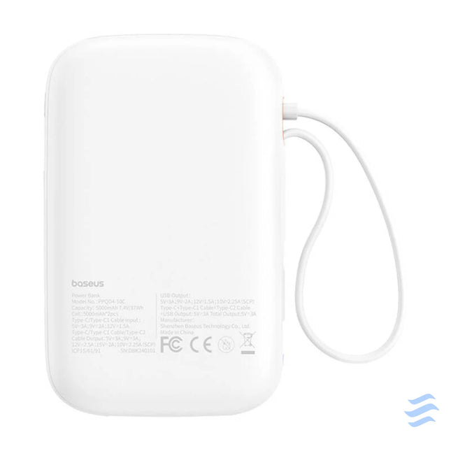 Baseus QPow 2 10000mAh 30W powerbank (white) Powerbanks
