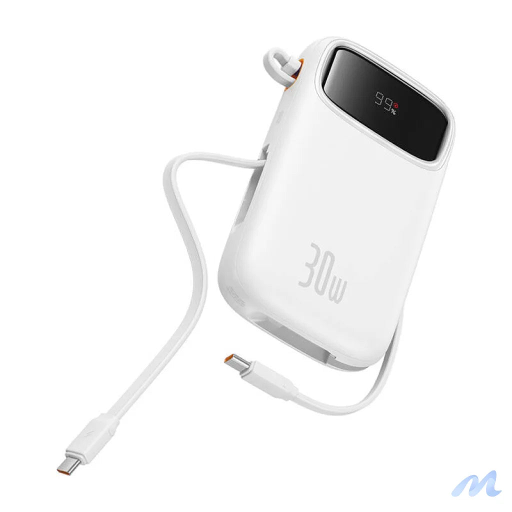 Baseus QPow 2 10000mAh 30W powerbank (white)