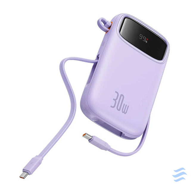 Baseus QPow 2 20000mAh 30W 2xUSB C powerbank (purple) Powerbanks