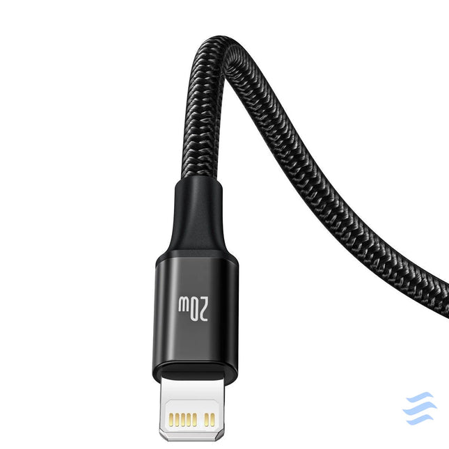 Baseus Rapid Series 3 in 1 cable USB C For M + L + T 20W 1.5m Black Combo Cables