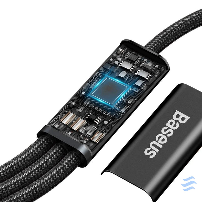 Baseus Rapid Series 3 in 1 cable USB C For M + L + T 20W 1.5m Black Combo Cables