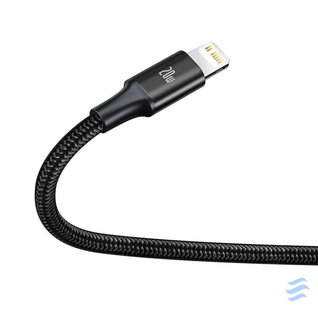 Baseus Rapid Series 3 in 1 cable USB C For M + L + T 20W 1.5m Black Combo Cables