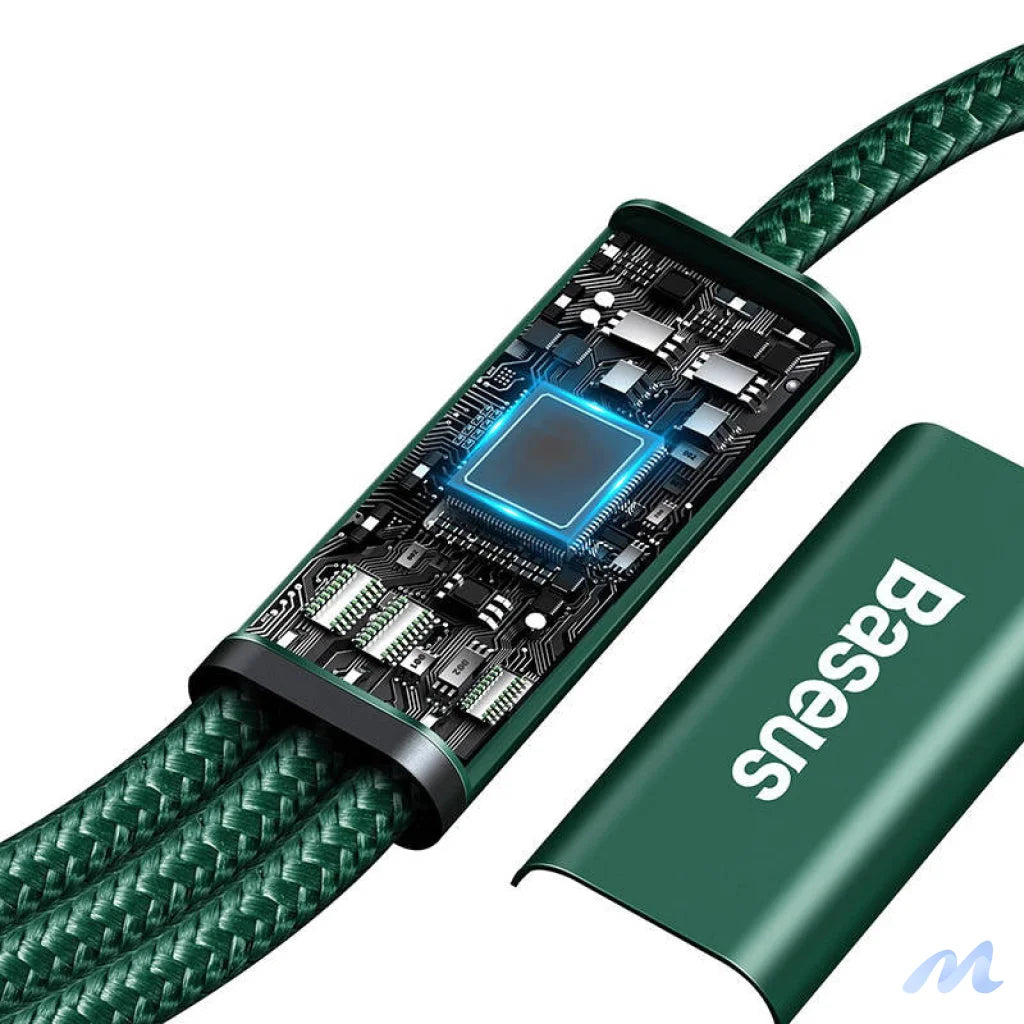 Baseus Rapid Series 3-in-1 cable USB-C For M+L+T 20W 1.5m (Green )