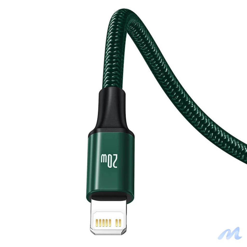 Baseus Rapid Series 3-in-1 cable USB-C For M+L+T 20W 1.5m (Green )