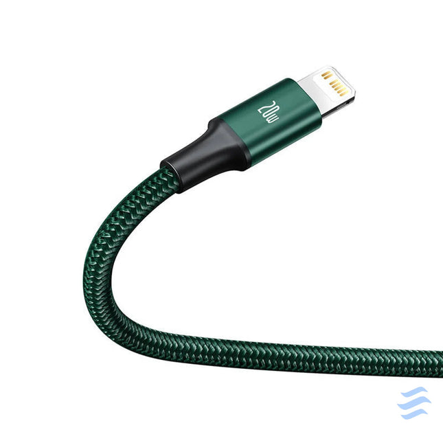 Baseus Rapid Series 3 in 1 cable USB C For M + L + T 20W 1.5m (Green) Combo Cables