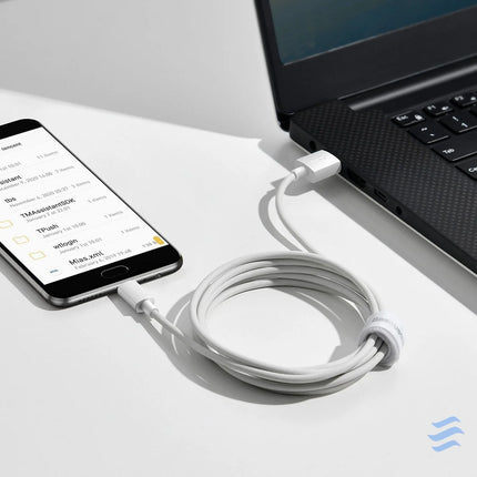 Baseus Simple Wisdom Data Cable Kit USB to Micro 2.1A (2PCS/Set) 1.5m White USB to Micro USB