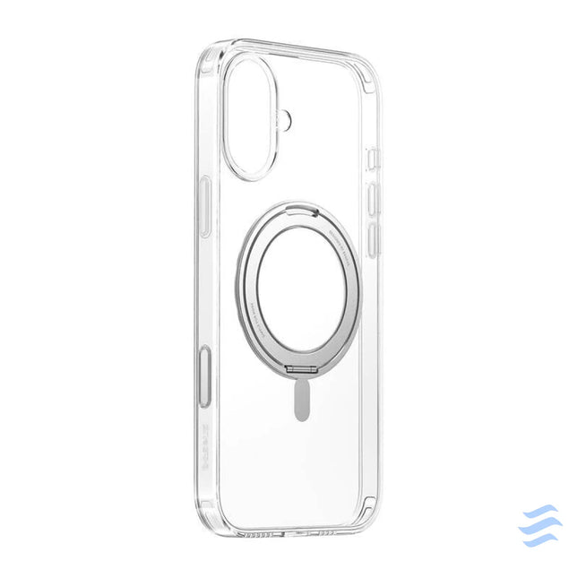 Baseus SkyRing 360° iP16 magnetic case with stand (transparent) Protective cases for smartphones