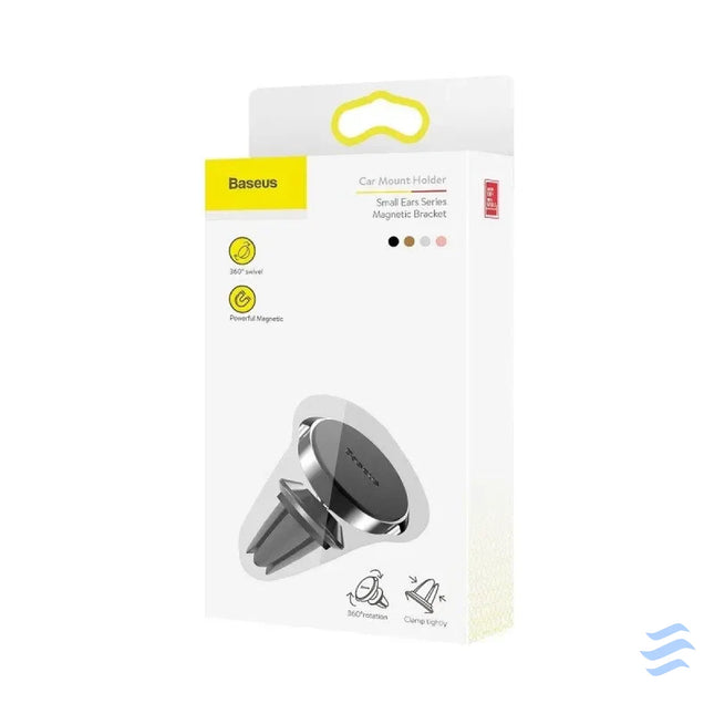 Baseus Small Ears magnetic car holder for ventilation grid black Phone holders