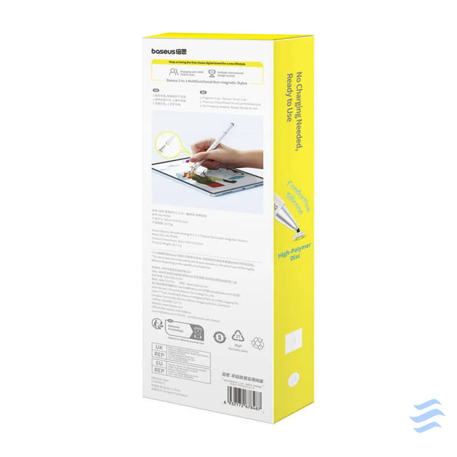 Baseus Smooth Writing III stylus Non magnetic version (white) Tablet styluses