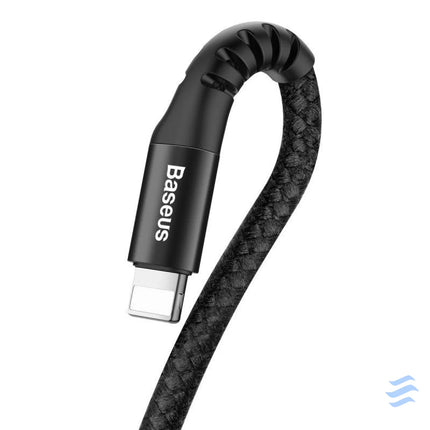 Baseus Spring loaded cable Lightning 1m 2A (black) USB to Lightning