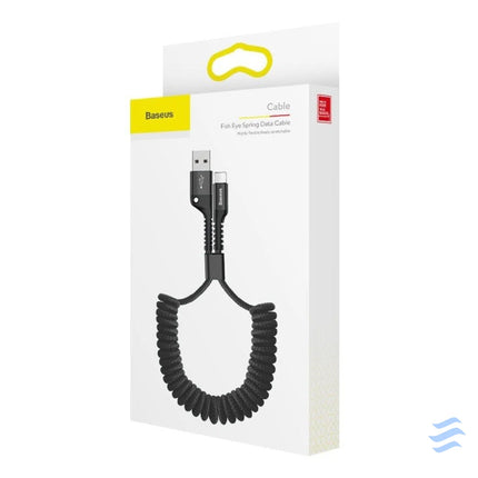 Baseus Spring loaded cable Lightning 1m 2A (black) USB to Lightning