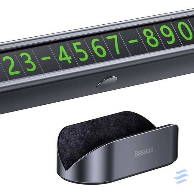 Baseus Square Bar Temporary Parking Number Plate (Black) Other