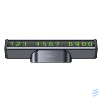 Baseus Square Bar Temporary Parking Number Plate (Black) Other