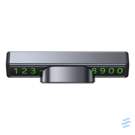 Baseus Square Bar Temporary Parking Number Plate (Black) Other