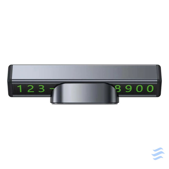 Baseus Square Bar Temporary Parking Number Plate (Black) Other