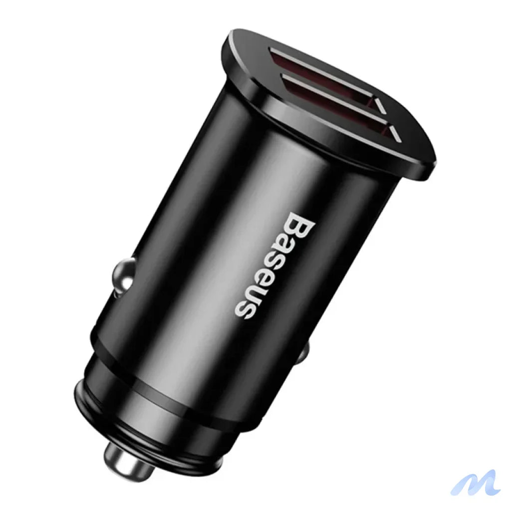 Baseus Square Car Charger 2xUSB QC3.0 5A 30W (black)