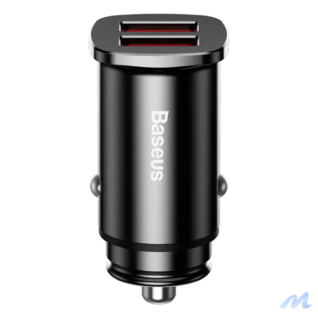 Baseus Square Car Charger 2xUSB QC3.0 5A 30W (black)