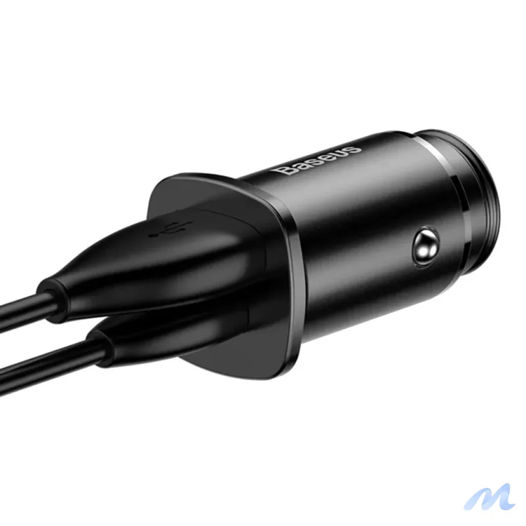Baseus Square Car Charger PPS QC4.0 / PD3.0 5A 30W (black)