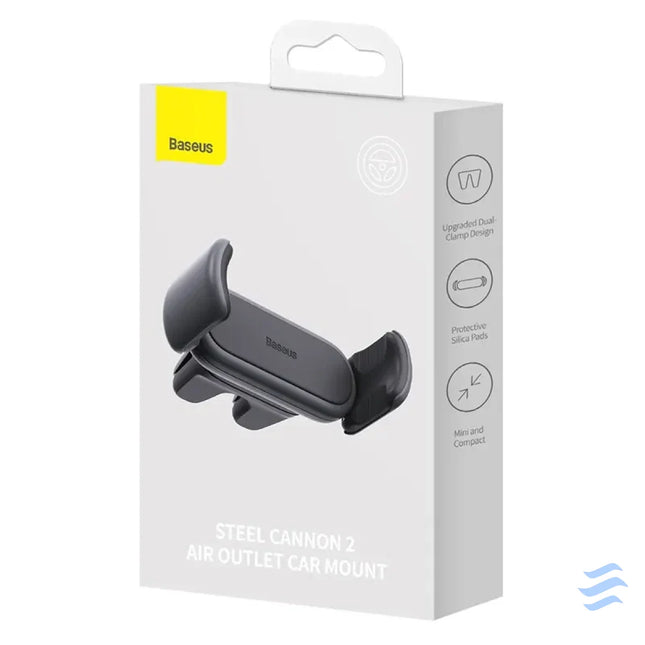 Baseus Steel Cannon 2 Car holder to Ventilation Grid (black) Phone holders