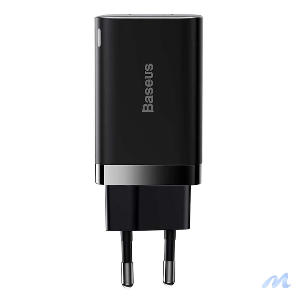 Baseus Super Si Pro Quick Charger USB + USB-C 30W (black)