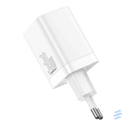 Baseus Super Si Pro Quick Charger USB + USB C 30W (white) mains chargers