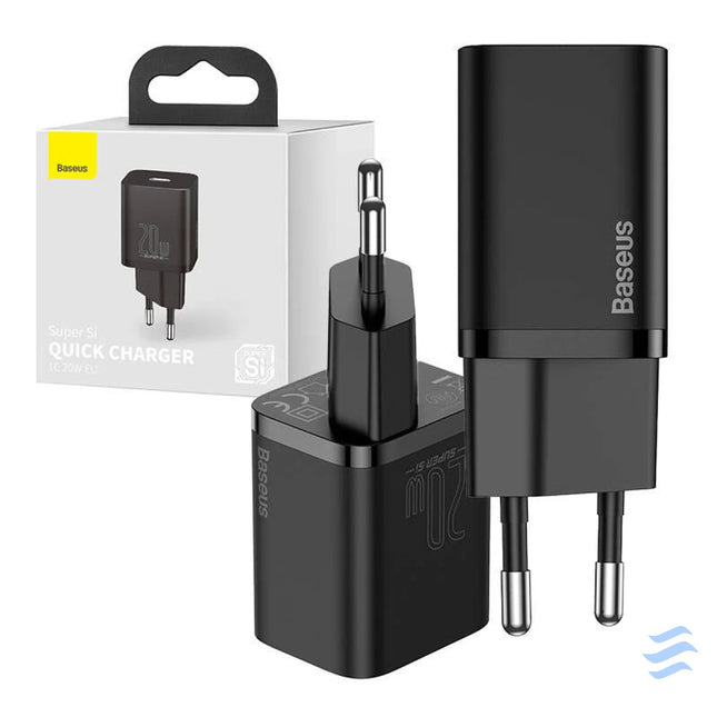 Baseus Super Si Quick Charger 1C 20W (black) mains chargers