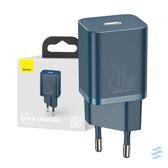 Baseus Super Si Quick Charger 1C 20W (Blue) mains chargers