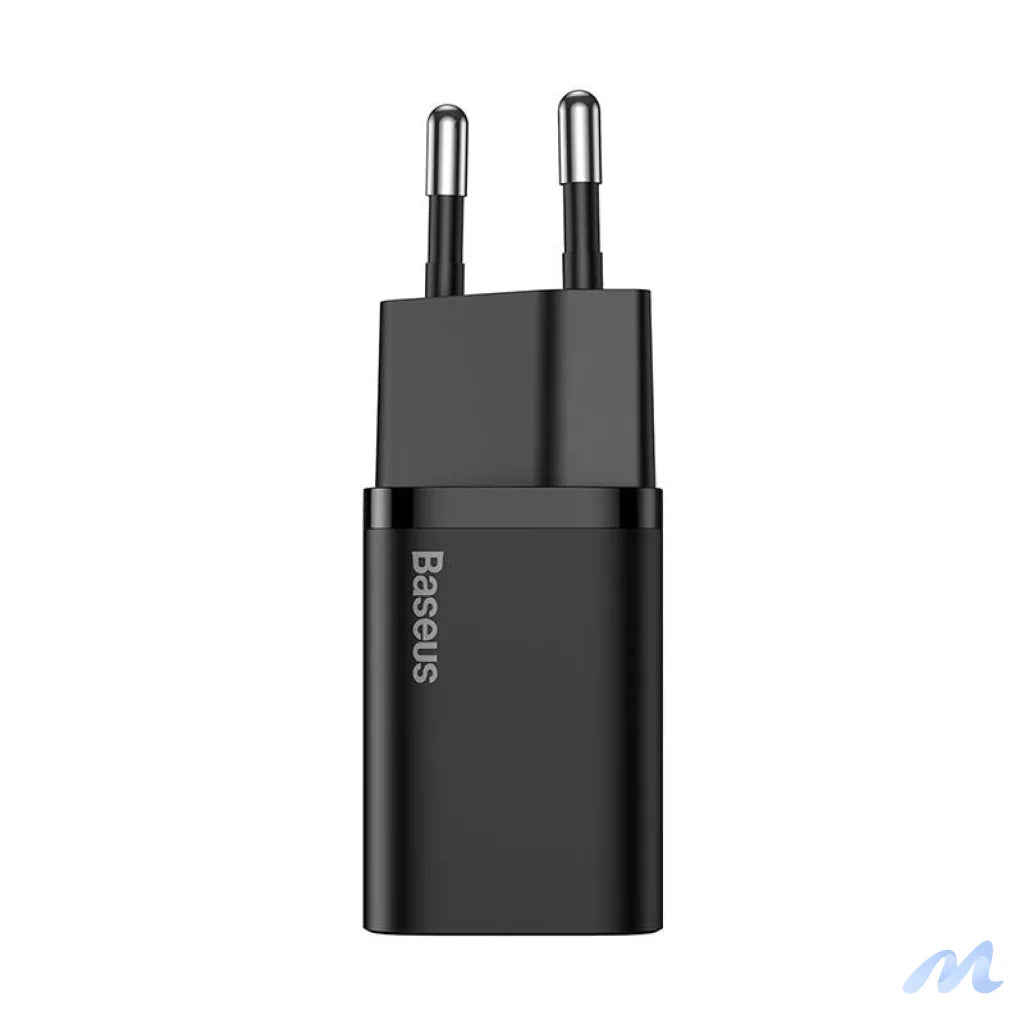 Baseus Super Si Quick Charger 1C 20W with USB-C cable for Lightning 1m (black)