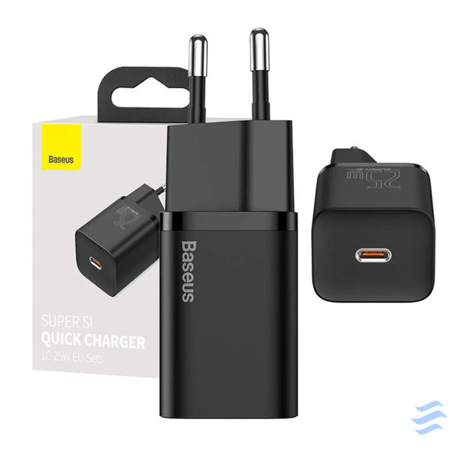 Baseus Super Si Quick Charger 1C 25W (black) mains chargers