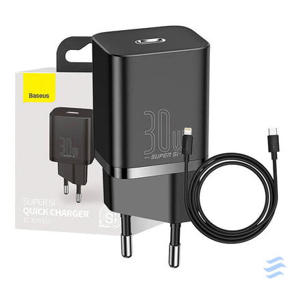 Baseus Super Si Quick Charger 1C 30W (black) mains chargers