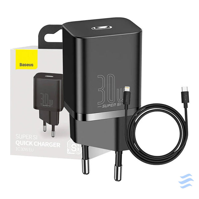 Baseus Super Si Quick Charger 1C 30W (black) mains chargers