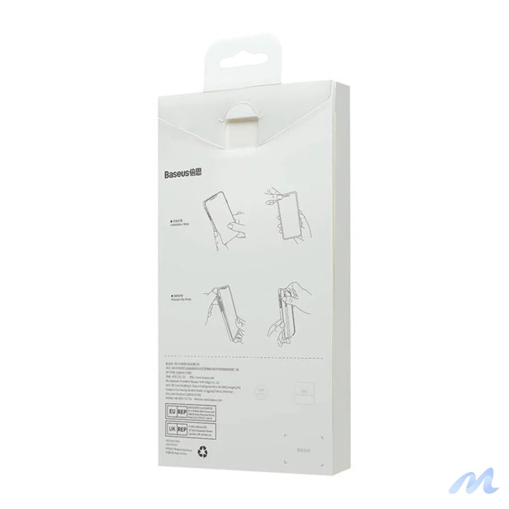 Baseus SuperCeramic Transparent Glass Case and Tempered Glass set for iPhone 14 Plus