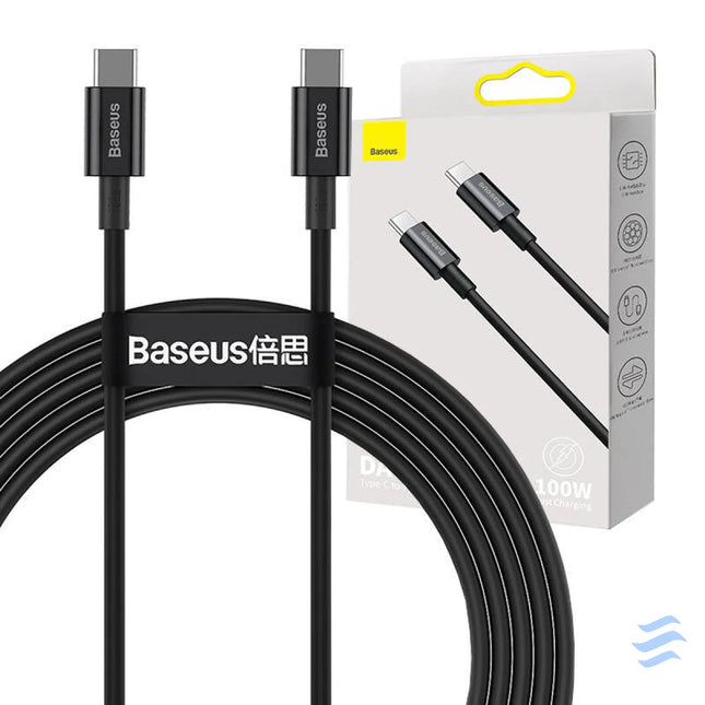 Baseus Superior Series Cable USB C to USB C 100W 1m (black) USB C to USB C