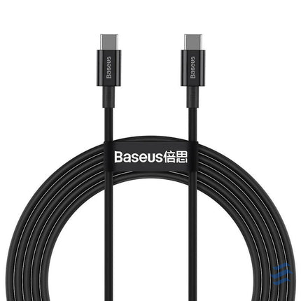 Baseus Superior Series Cable USB C to USB C 100W 1m (black) USB C to USB C