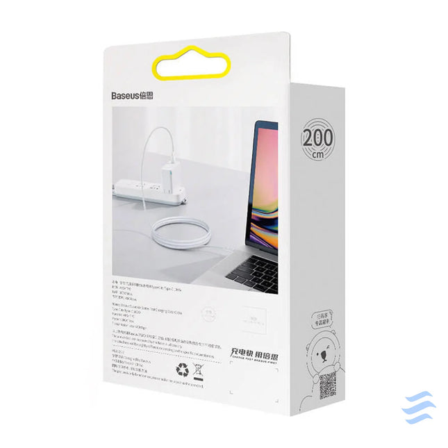 Baseus Superior Series Cable USB C to USB C 100W 2m (white) USB C to USB C