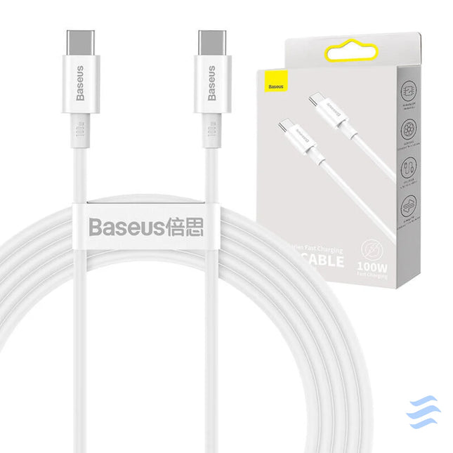 Baseus Superior Series Cable USB C to USB C 100W 2m (white) USB C to USB C