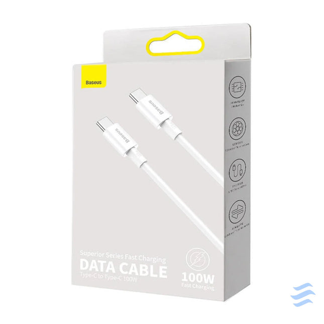 Baseus Superior Series Cable USB C to USB C 100W 2m (white) USB C to USB C