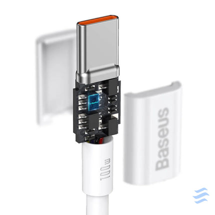 Baseus Superior Series Cable USB C to USB C 100W 2m (white) USB C to USB C